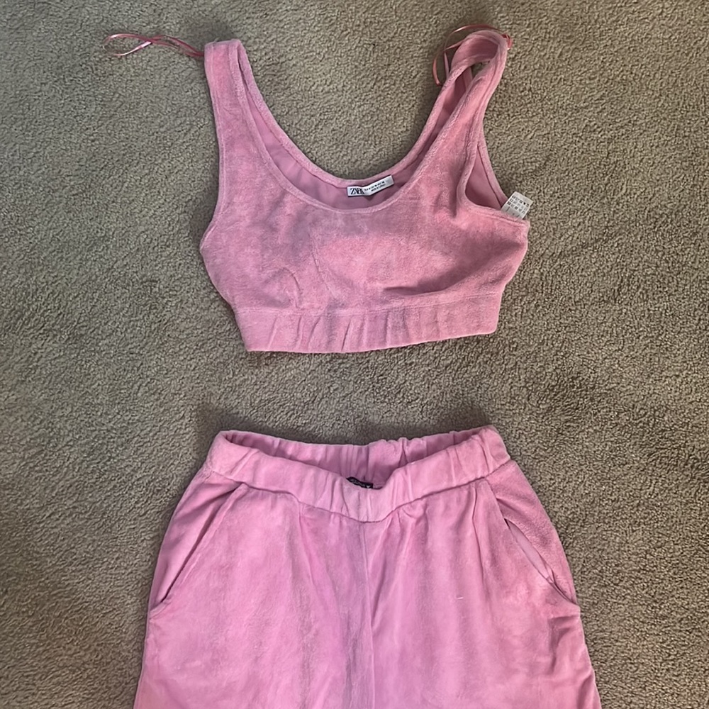 Zara pink set of 3 items